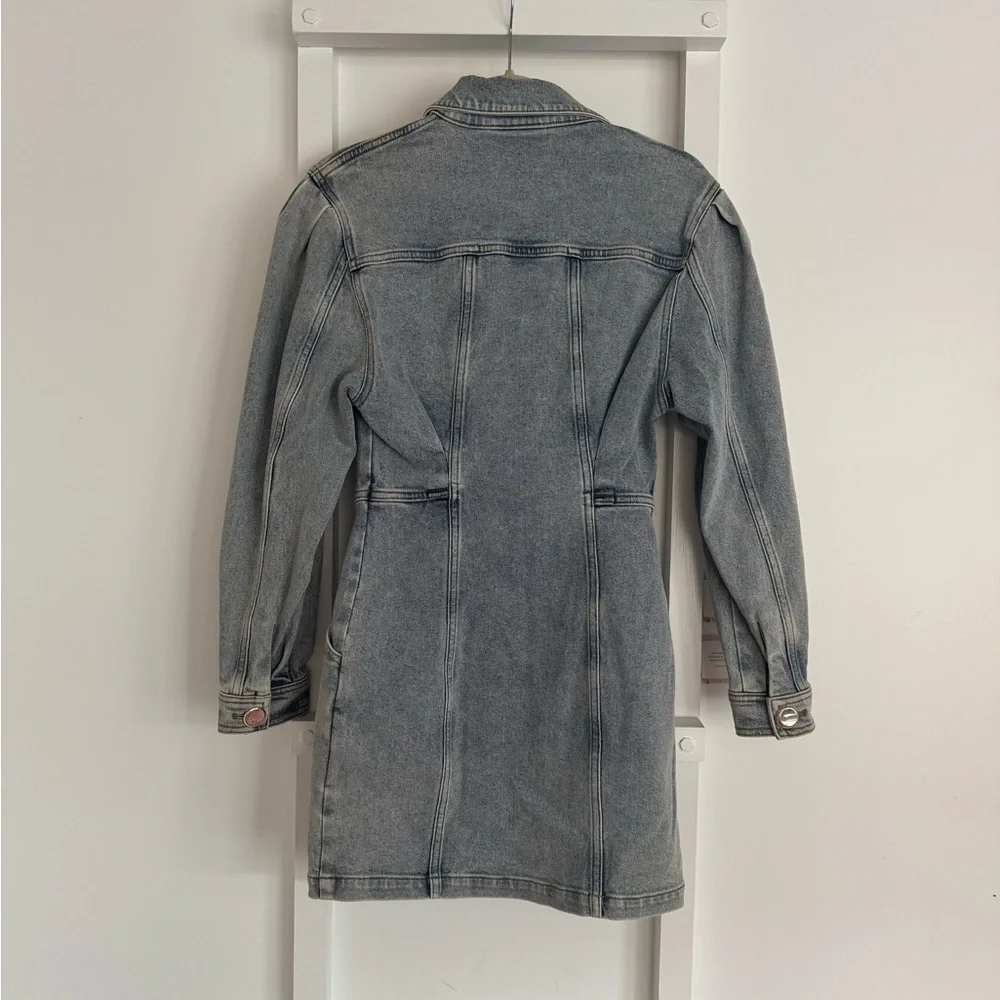 ACLER Mini Denim Dress (new, never worn) - Picture 4 of 6